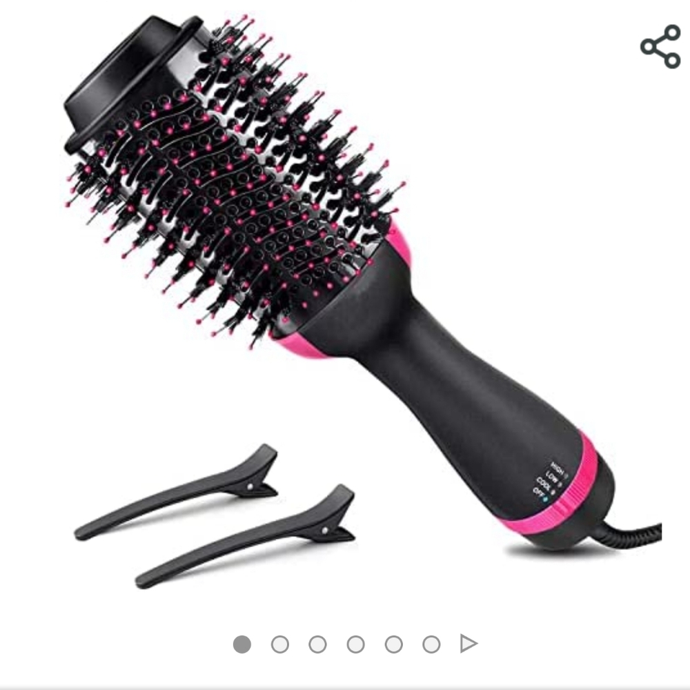 One step hair dryer and styler